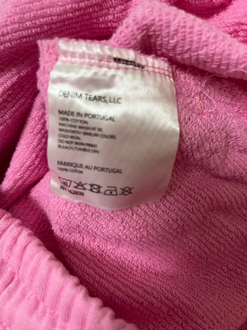 denim tears デニムティアーズ　ピンク　パンツ