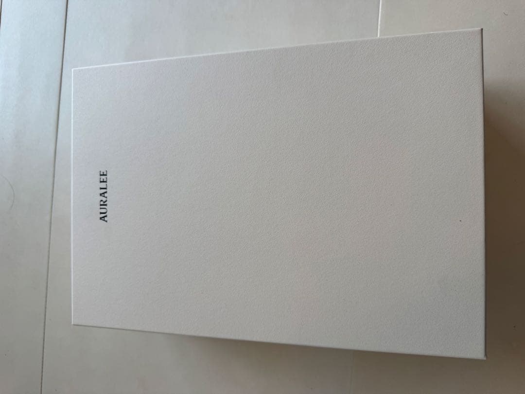 靴 auralee soft leather deck shoes 27.5