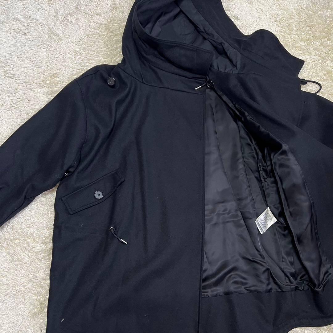 レア　ディーゼルブラックゴールド　変形　コート　ポンチョ　黒　36