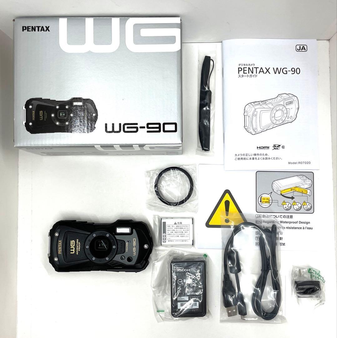 RICOH PENTAX WG-90 デジタルカメラ ブラック 未使用品