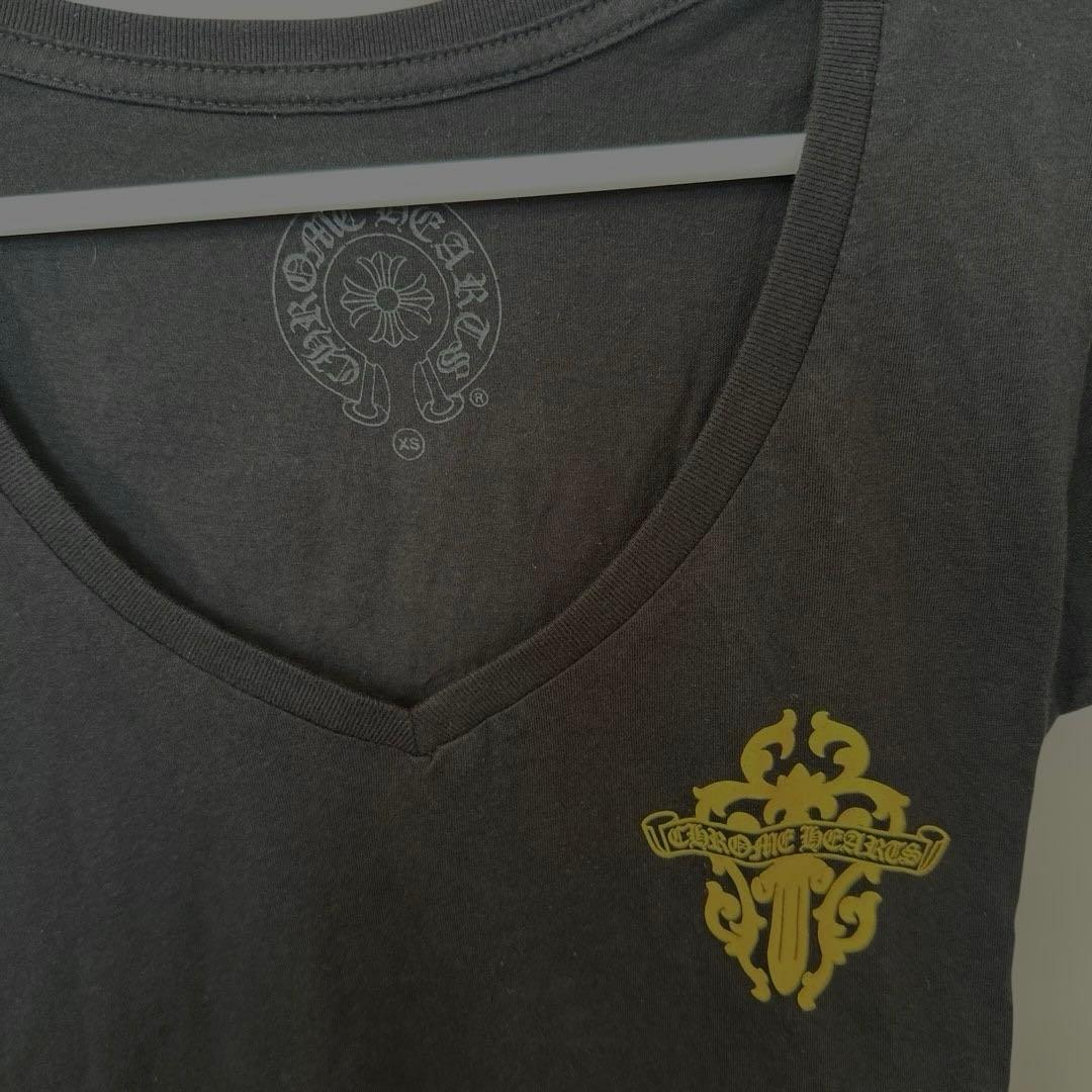 Chrome Hearts VネックTシャツ 黒　xs