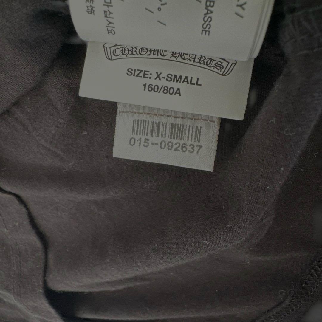 Chrome Hearts VネックTシャツ 黒　xs