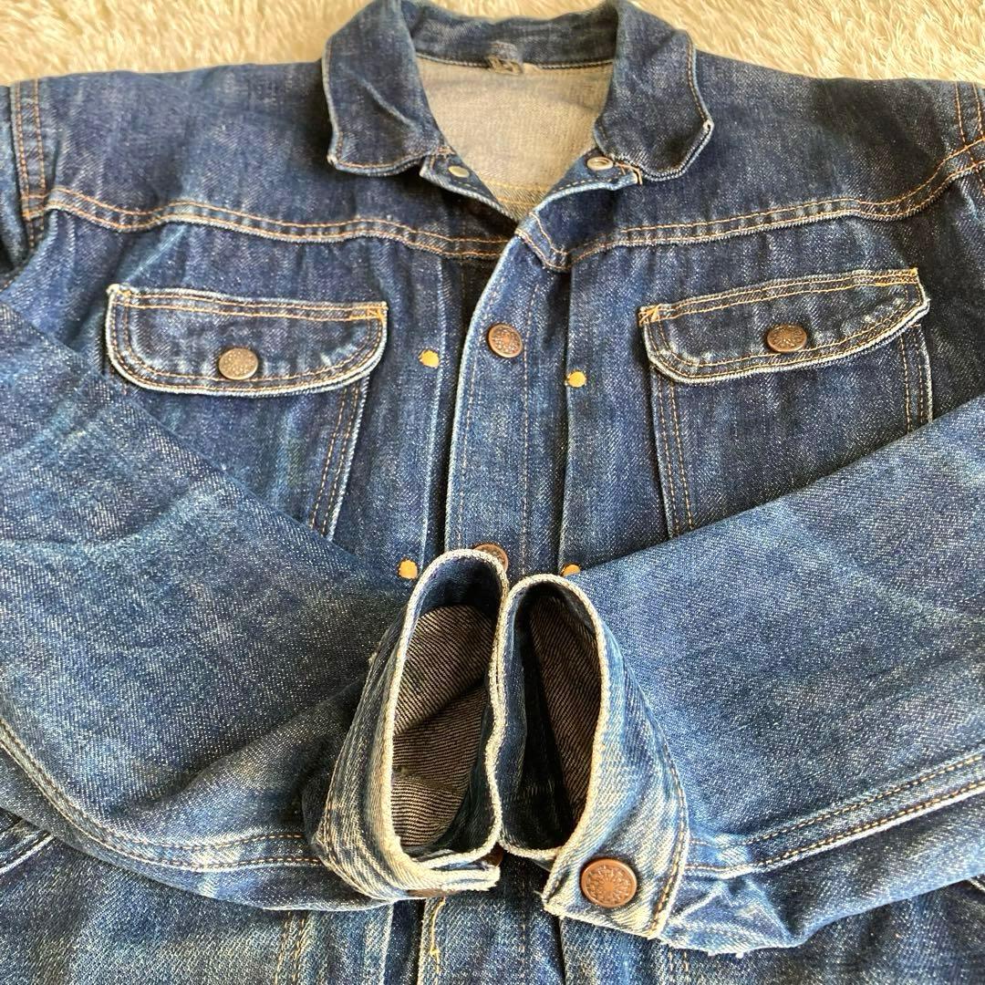 【✨ cat man】ストアブランド デニムジャケット ヴィンテージ 濃紺