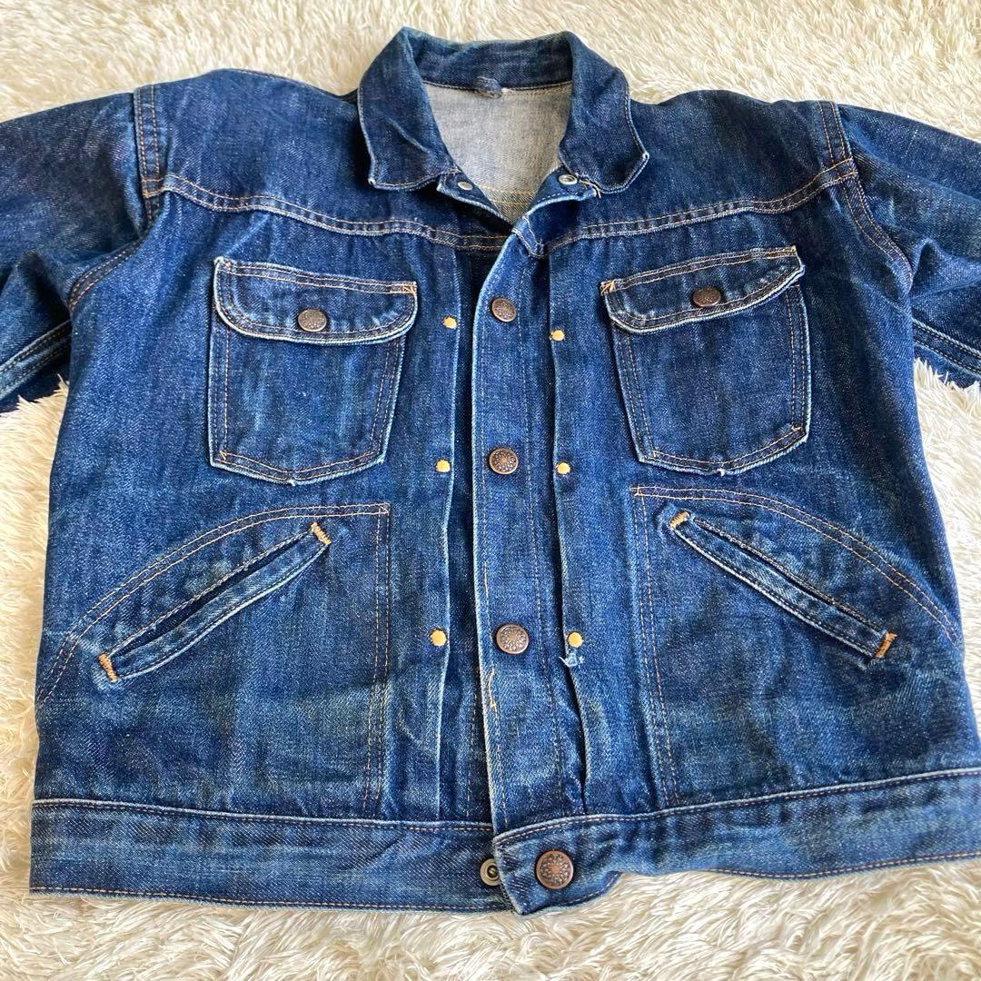 【✨ cat man】ストアブランド デニムジャケット ヴィンテージ 濃紺
