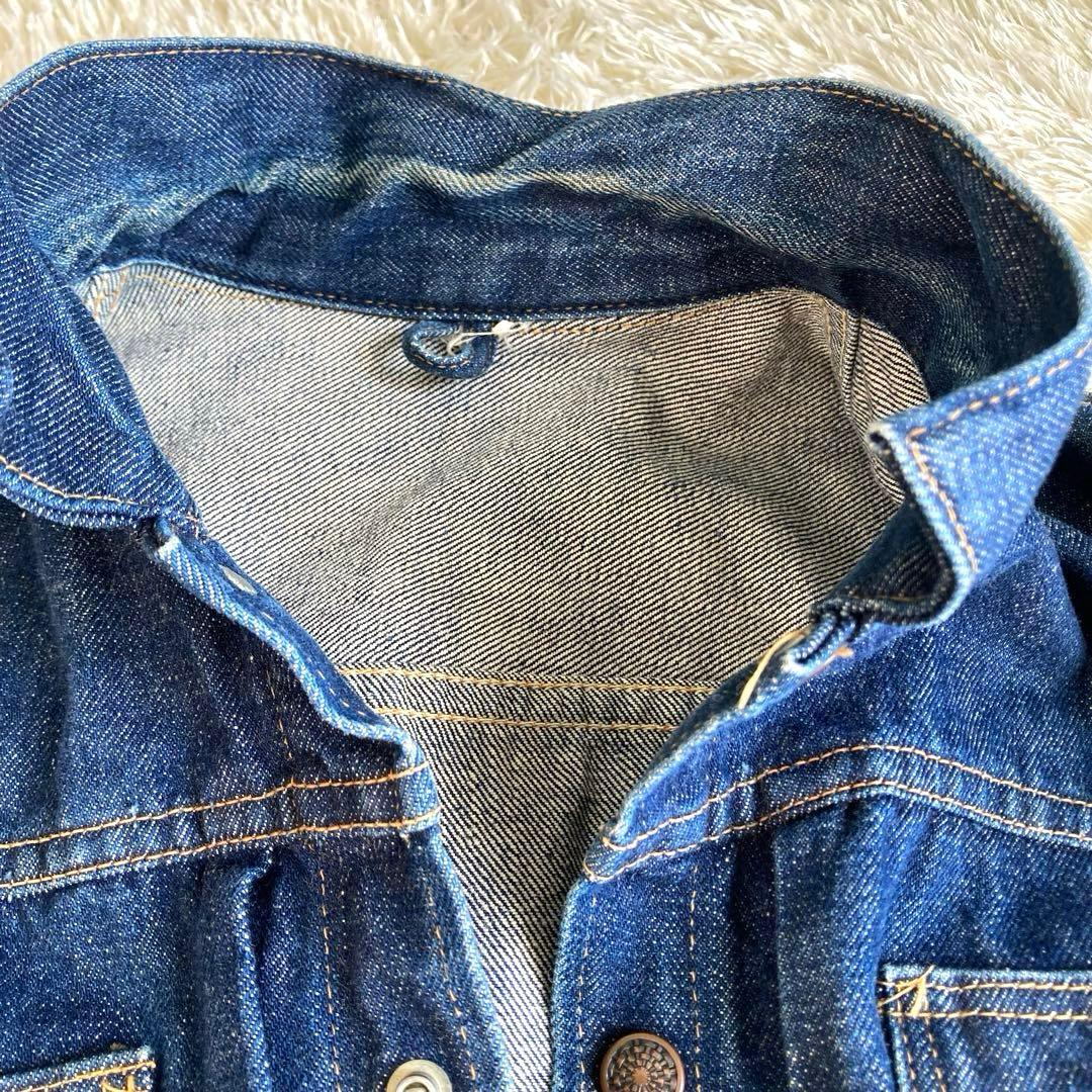 【✨ cat man】ストアブランド デニムジャケット ヴィンテージ 濃紺