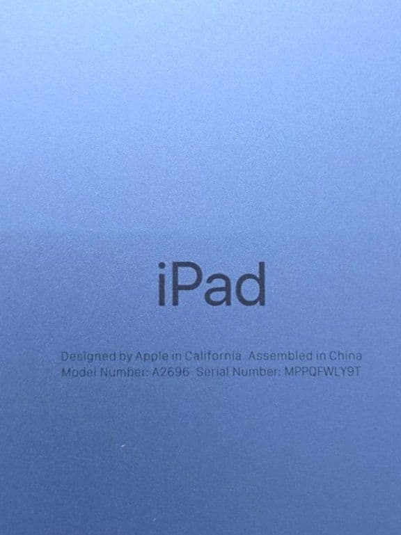 iPad 10.9インチ 第10世代 Wi-Fi 256GB MPQ93J/A