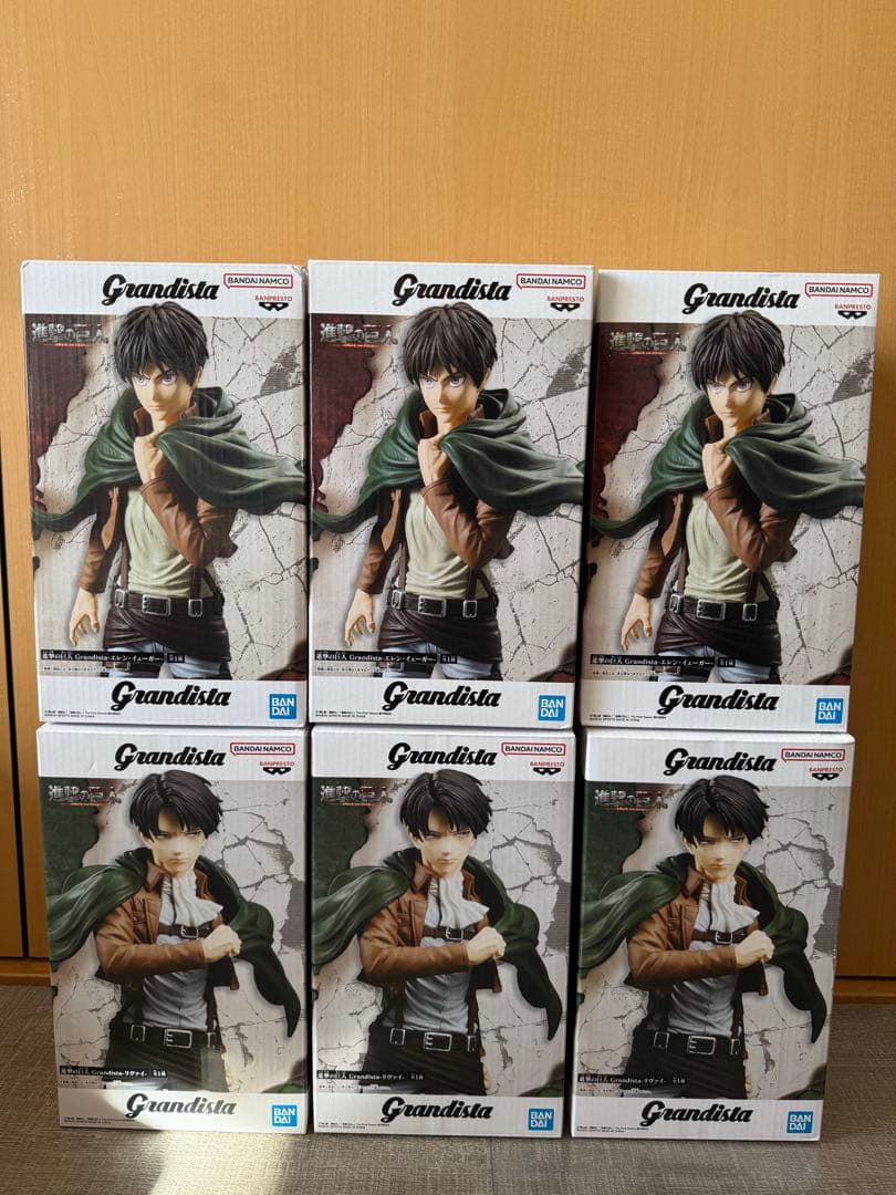 進撃の巨人Grandista-エレン・イェーガー リヴァイ- 6点セット