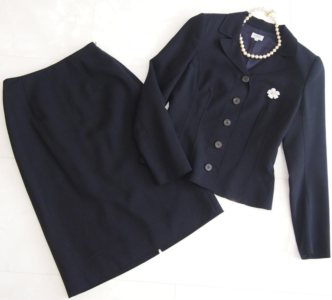 FOXEY＊サクセススーツ＊セットアップ＊濃紺／38