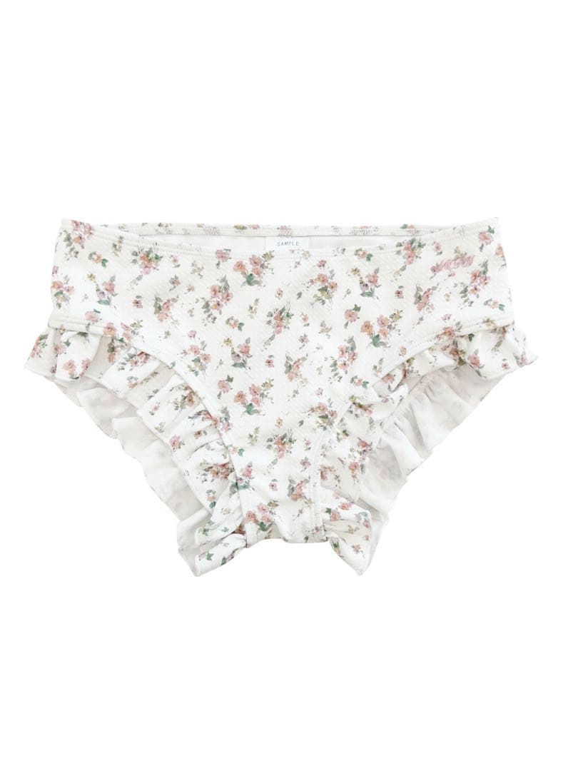 ミシェルマカロン　フラワーフリルビキニ　水着