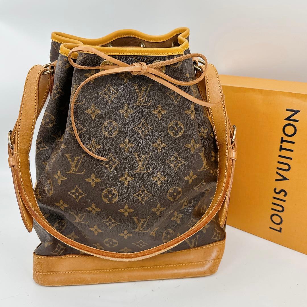 ルイヴィトン　モノグラム　巾着　ショルダーバッグ　ノエ