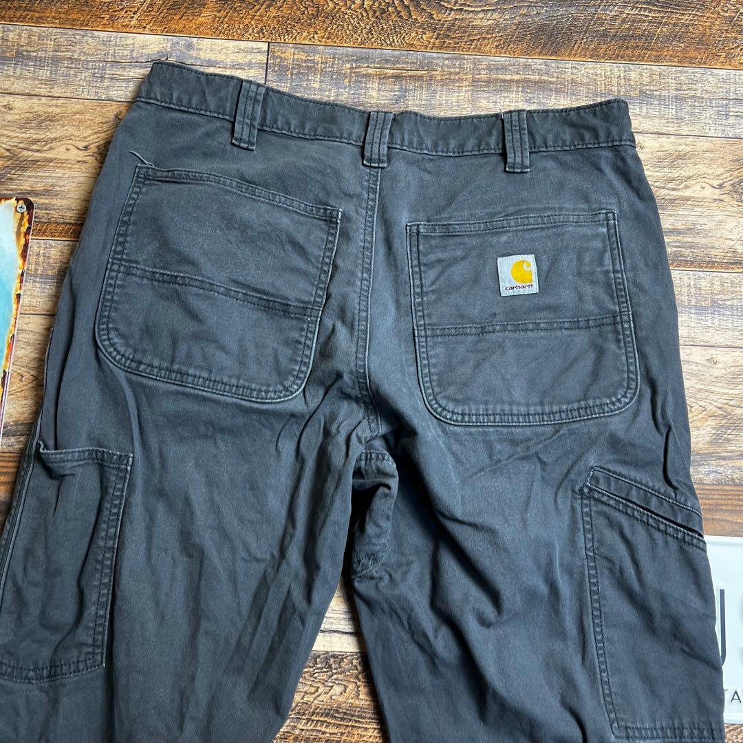 ち*助様 Carhartt ダブルニー ワークパンツ W34 グレー