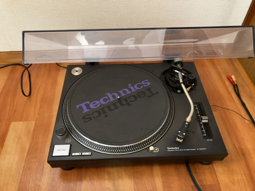 【動確済】Technics SL-1200MK3 ターンテーブル 純正カバー付