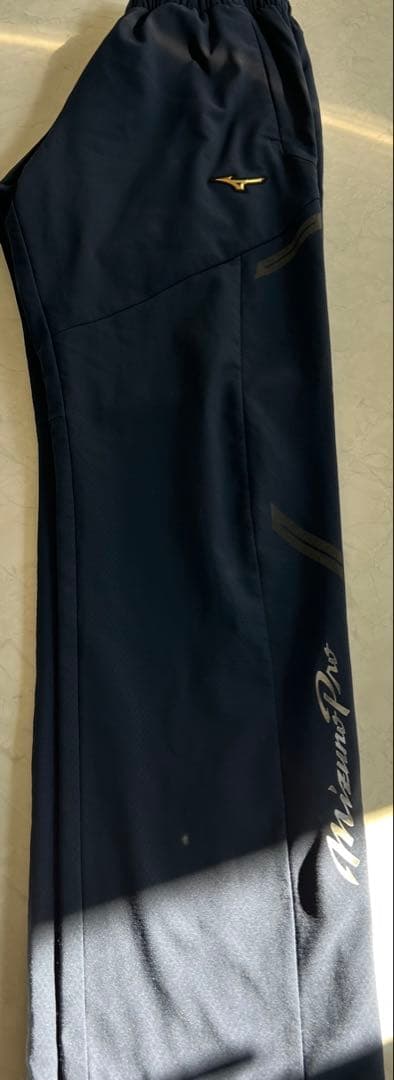 Mizuno Pro ネイビーウェア ジッパー付き　Ｍサイズ