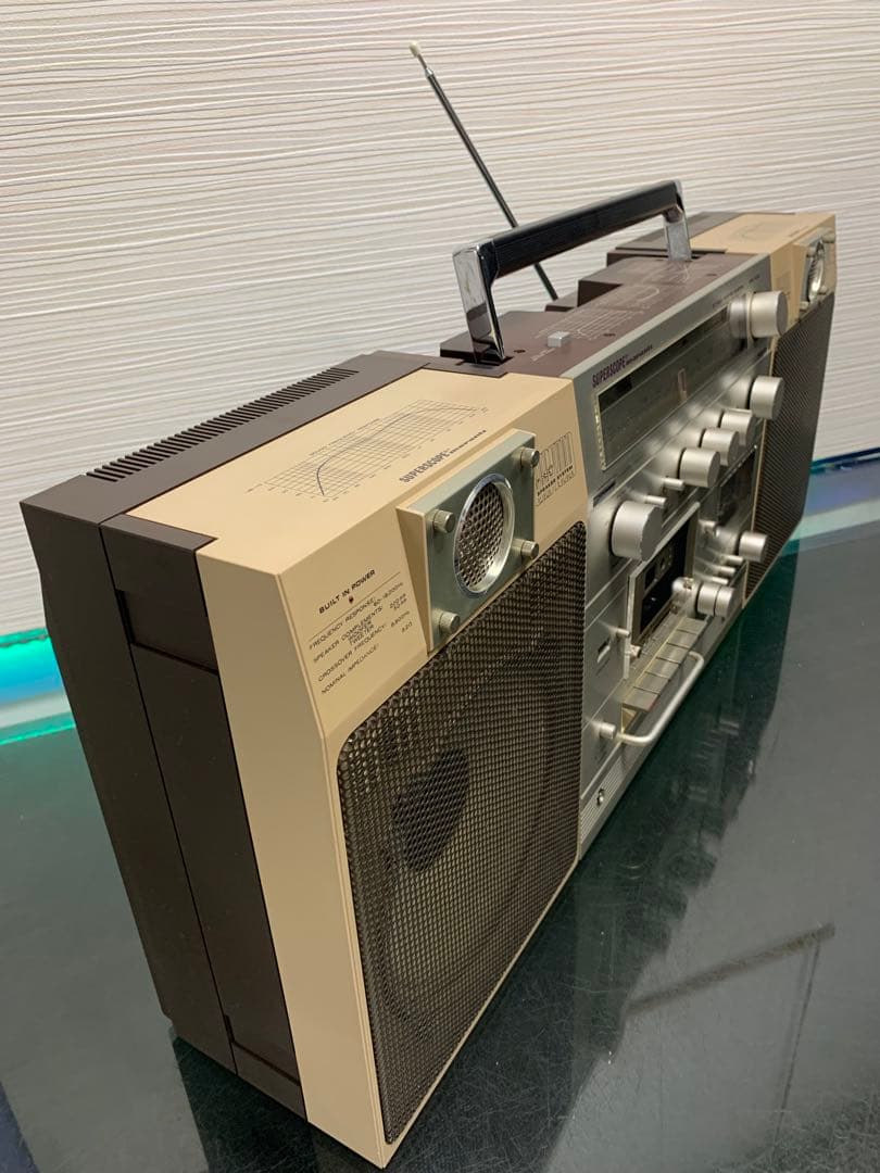 元箱付きMARANTZ マランツ CRS-7000レトロ ラジカセ整備品ラジオ