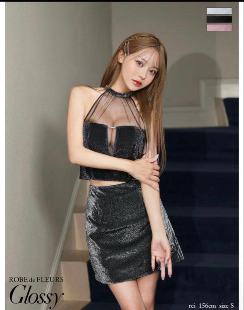 今期新作★ローズドフルールドレス