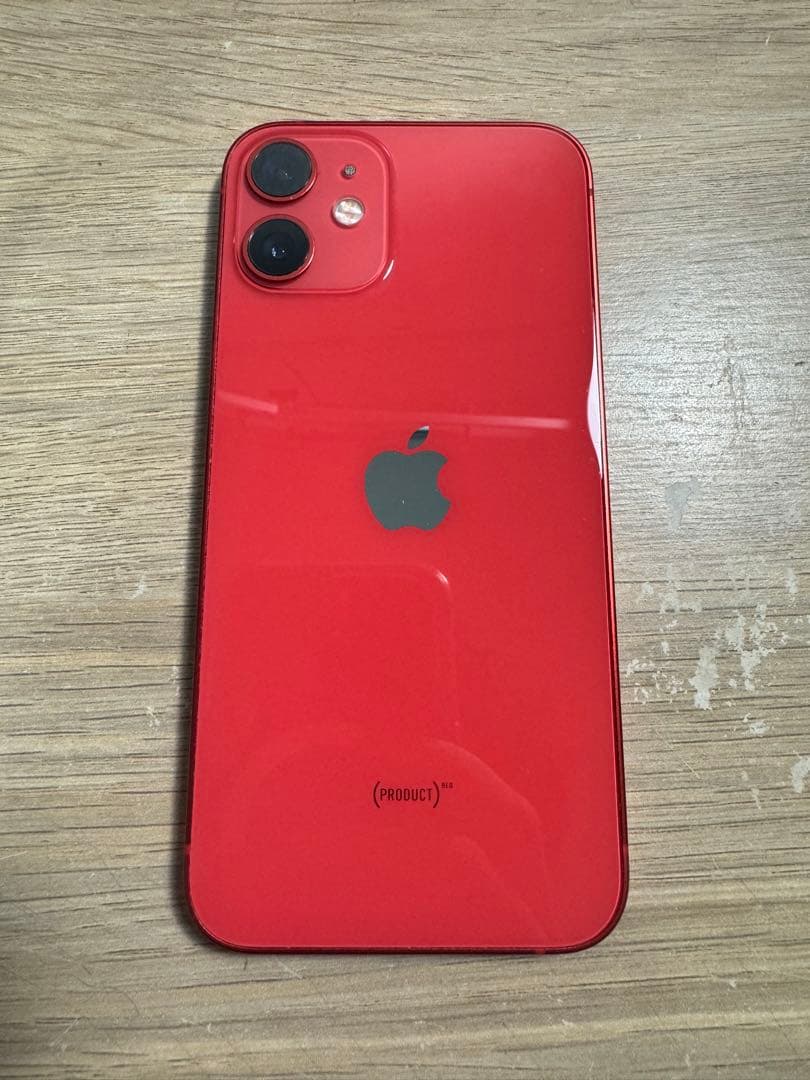 iPhone 12 mini (PRODUCT)RED ケース付き　simフリー