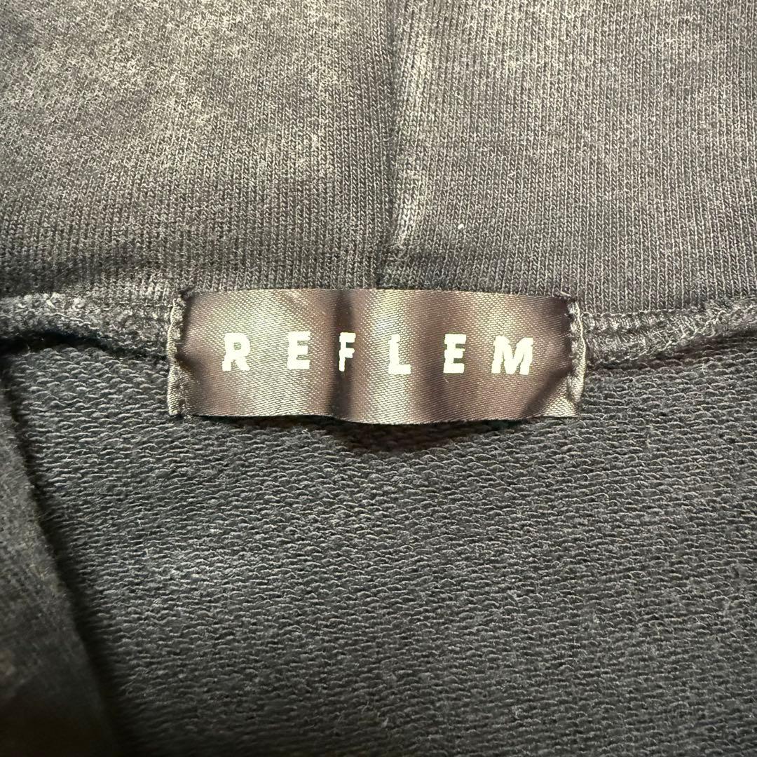 REFLEM レフレム 猫耳ZIPパーカー ジップパーカー フェード加工 人気