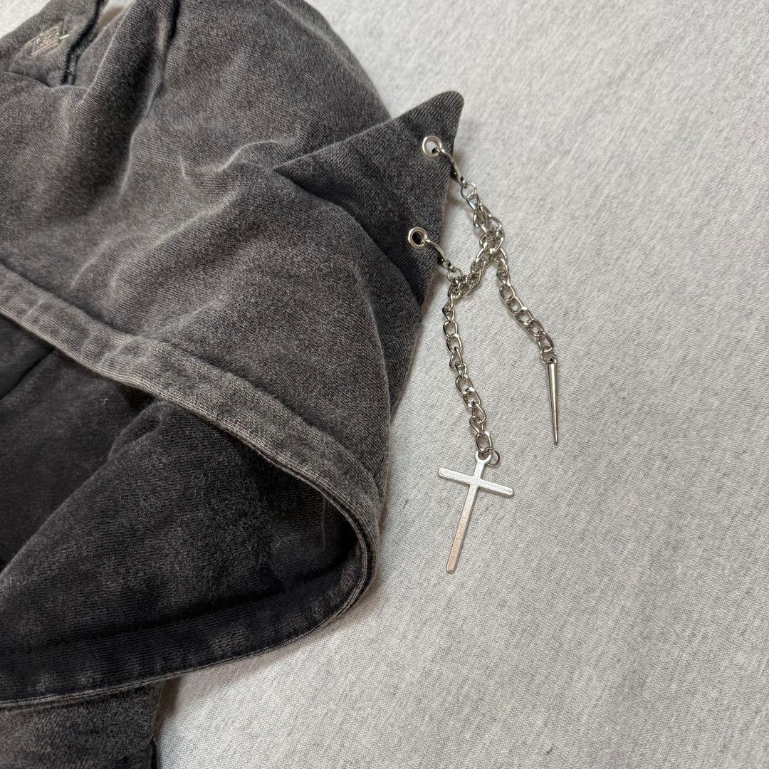 REFLEM レフレム 猫耳ZIPパーカー ジップパーカー フェード加工 人気