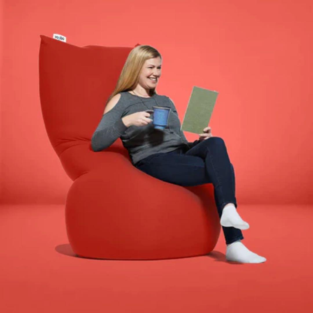 Yogibo Max ヨギボーマックス レッド ／ペールブルー