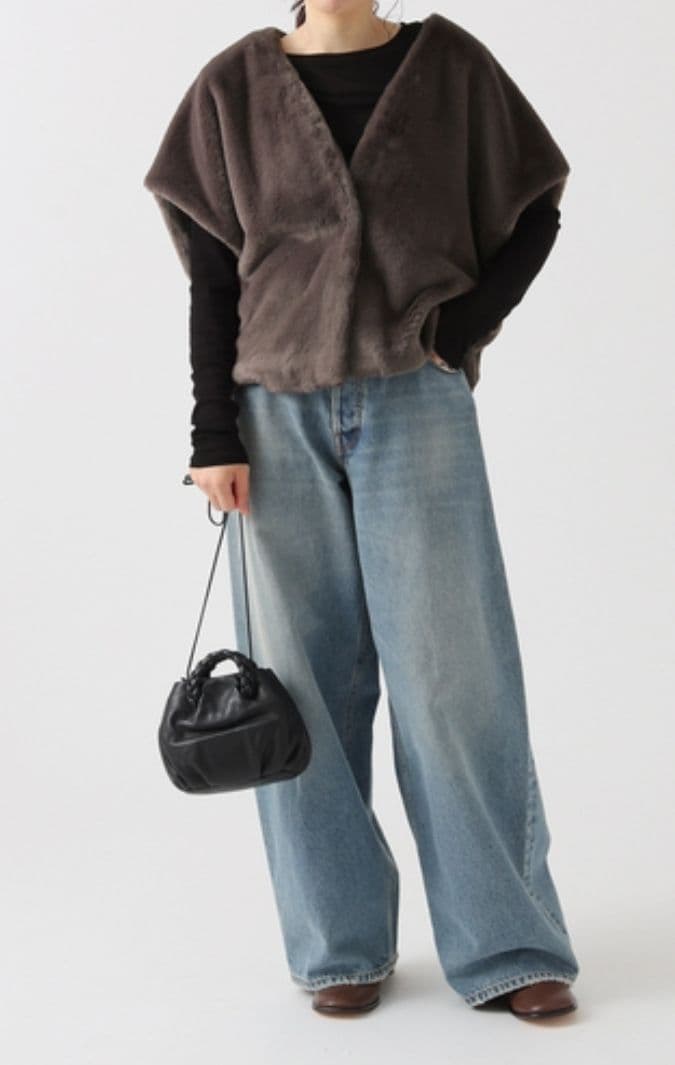 着用短時間のみ ジャーナルスタンダードレサージュ ライトファーベスト