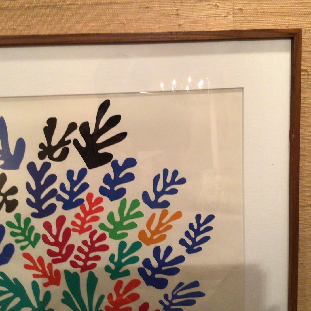 みかんさま専用　アンリ・マティス「花束」ヴェルヴ誌より　1958年