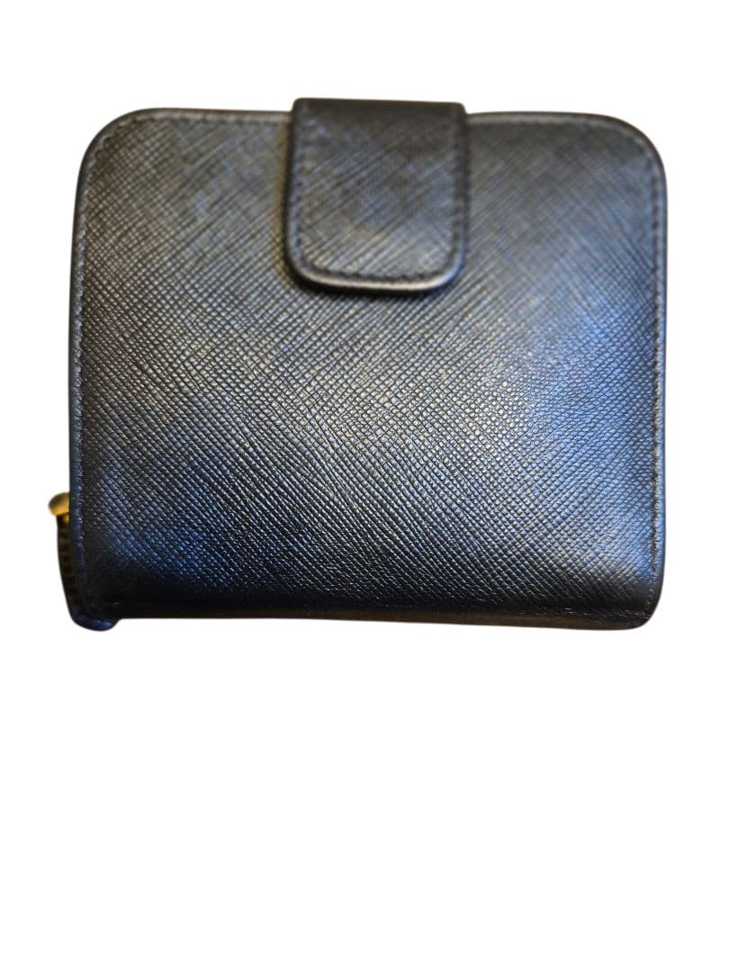 ＰＲＡＤＡ　プラダ　サフィアーノ　ケース　ラウンドファスナー　ブラック x