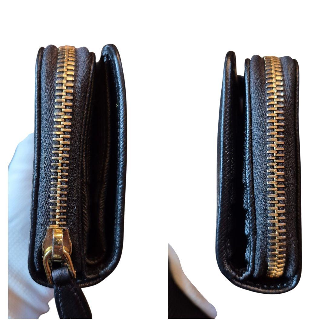 ＰＲＡＤＡ　プラダ　サフィアーノ　ケース　ラウンドファスナー　ブラック x