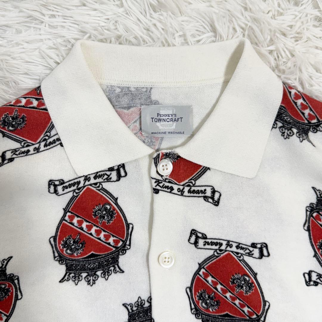 美品✨ 25AW タウンクラフト PRINTED POLO CARDIGAN