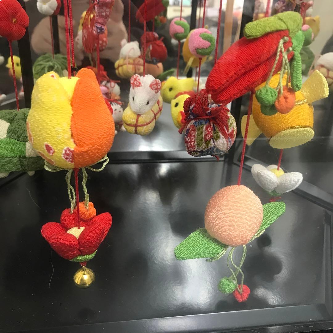 ゆ*ん様 つるし雛 吊るし飾り まり飾り 雛人形 初節句 祝 六角ケース ひまり