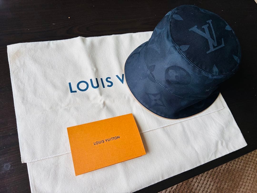 LOUIS VUITTON バケットハット ブラック