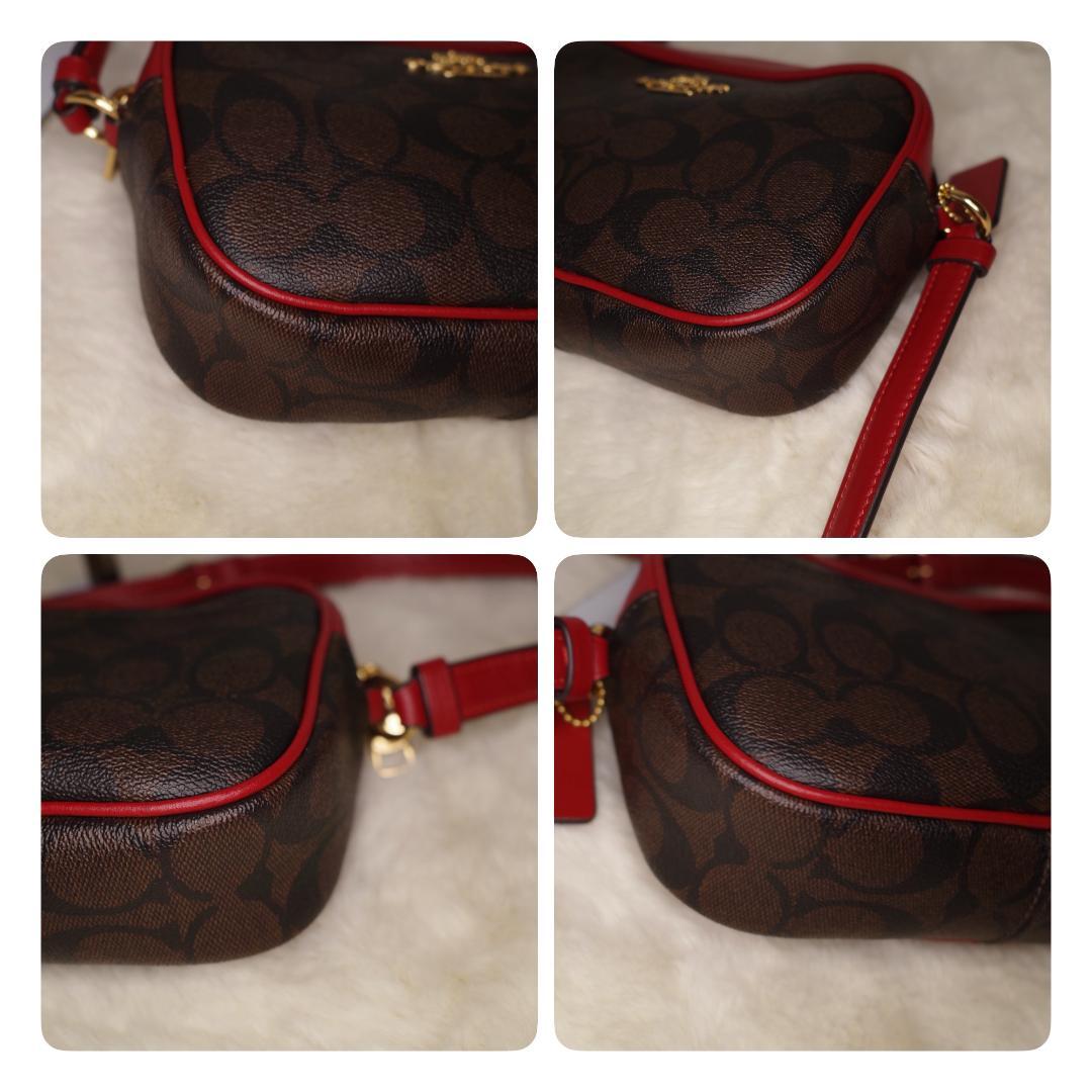 美品 COACH コーチ C9926 カメラバッグ ショルダー シグネチャー