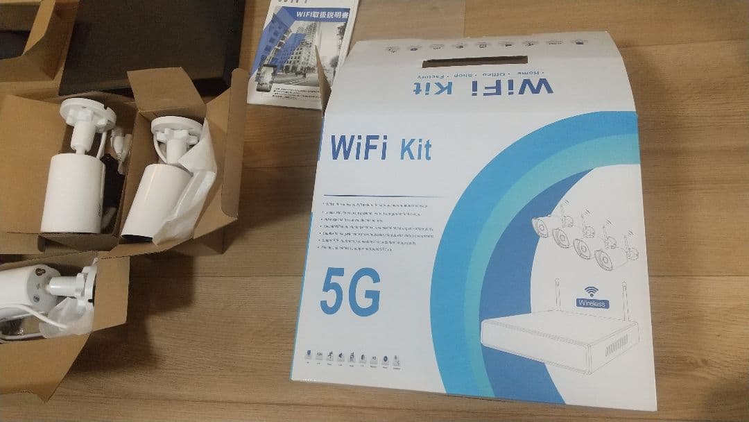 ＢＮＴ　防犯カメラ赤外線付カメラ5個　半額以下