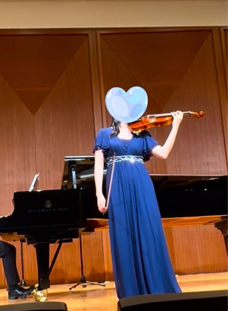 ネイビー ロングドレス⭐︎演奏会