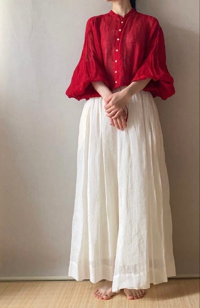 新品suzuki takayuki culotte pants nude