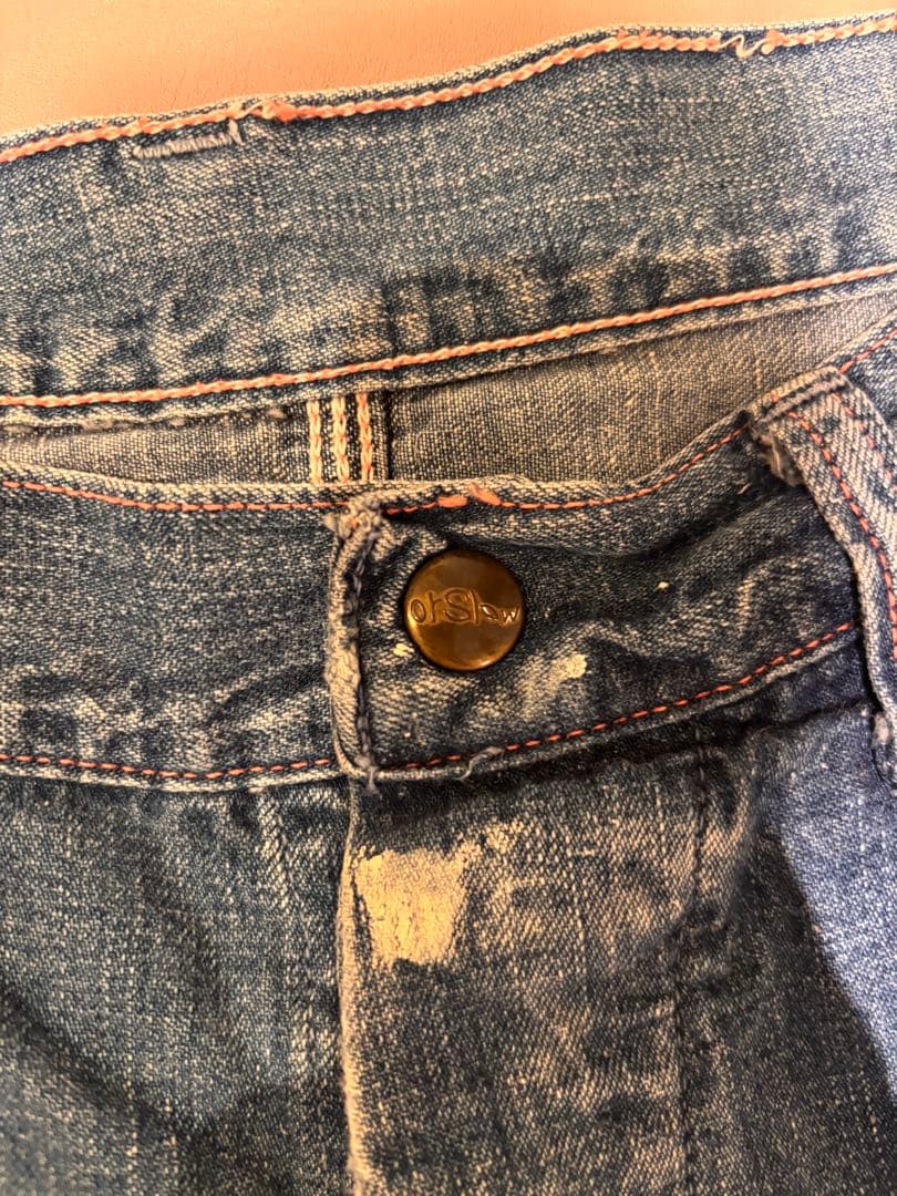 orSlow オアスロウ ペンキ加工　ペインターパンツ　サイズS