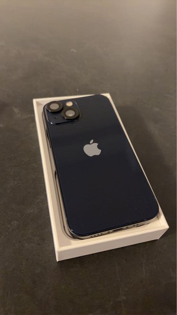 iPhone13 mini 256GB ミッドナイト SIMフリー ケース付き