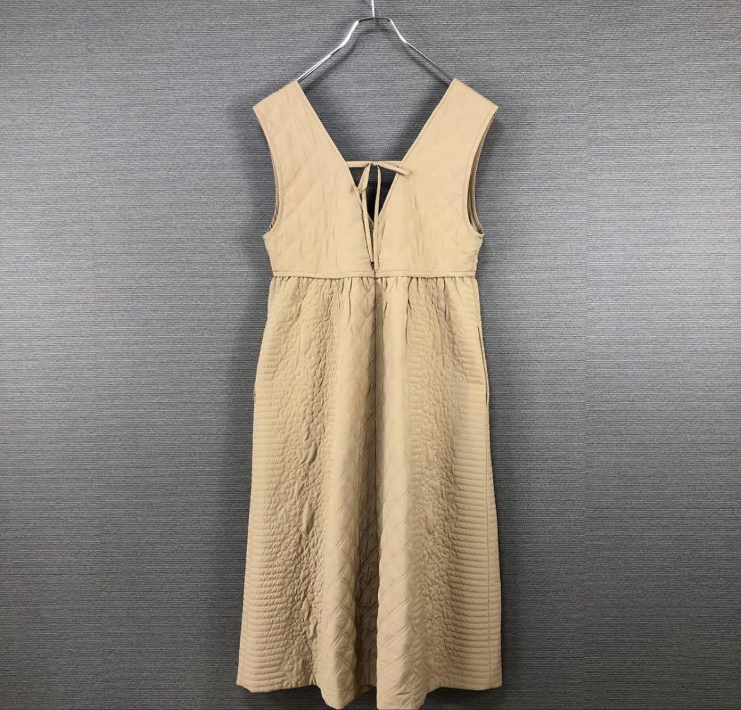 チェスティ　キルティングワンピース　ベージュ