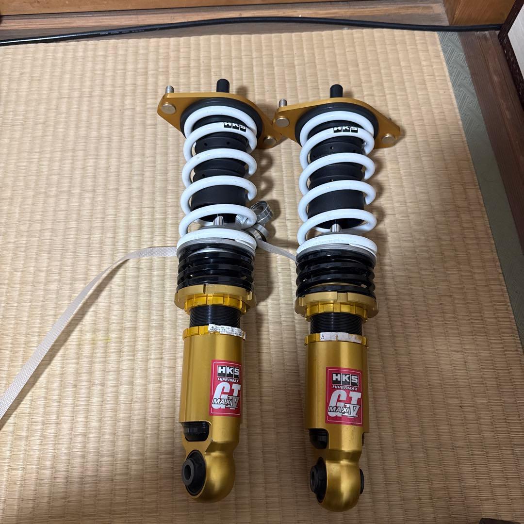 送料込 86車高調 hks hiper max4 前後セット リアほぼ新品未使用