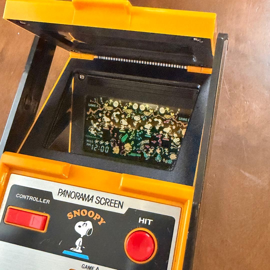 g*5様 美品動作品★任天堂 ゲームウォッチ パノラマスクリーン スヌーピー