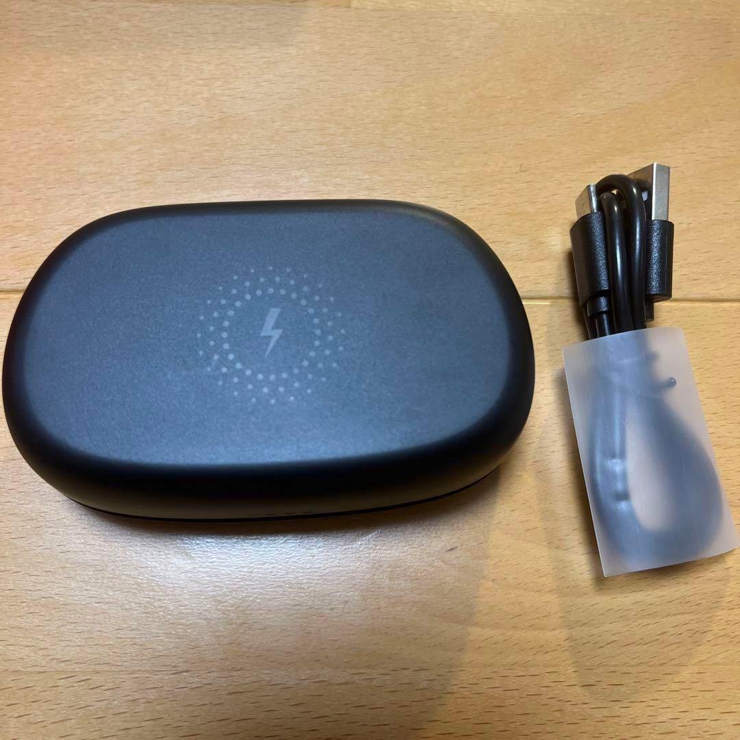 IPX7防水仕様 ブラック 次世代オープンイヤー ワイヤレスイヤホン