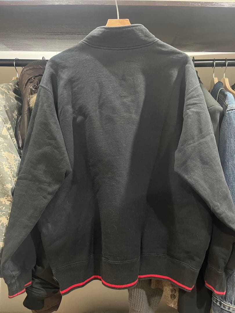Supreme ハーフジップ トレーナー 黒
