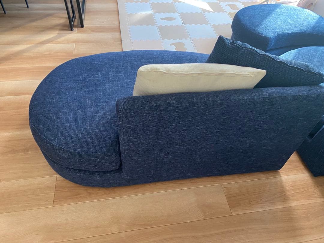 【セット販売】おしゃれカウチソファ　幅2300 ①【合計51000円】