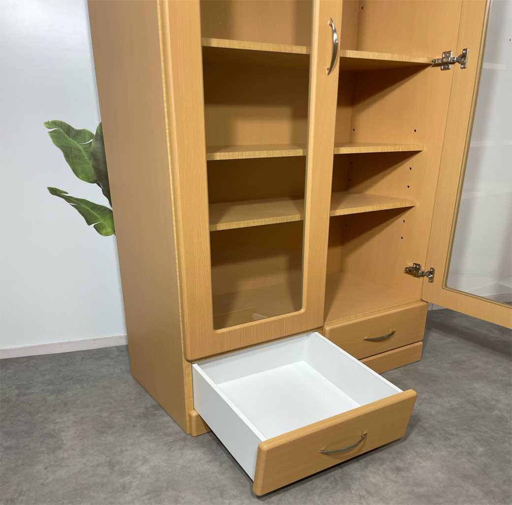 80 Book/CD Shelf 本棚 おしゃれ 完成品収納 （傷あり）