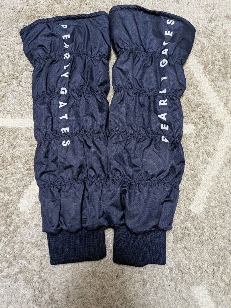 PEARLY GATES レッグウォーマー＆バンドウォーマーセット ネイビー