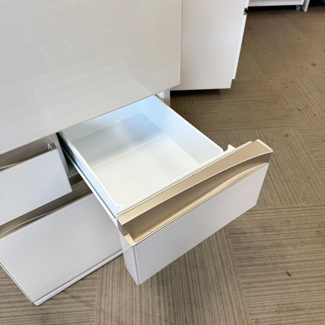 ②東芝 2018年製 465L冷蔵庫 高級ガラスドア タッチオープン