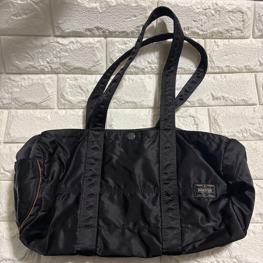 PORTER ブラック ナイロントートバッグ