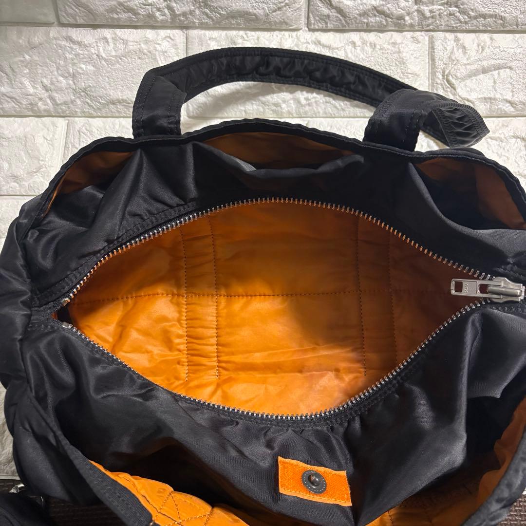 PORTER ブラック ナイロントートバッグ