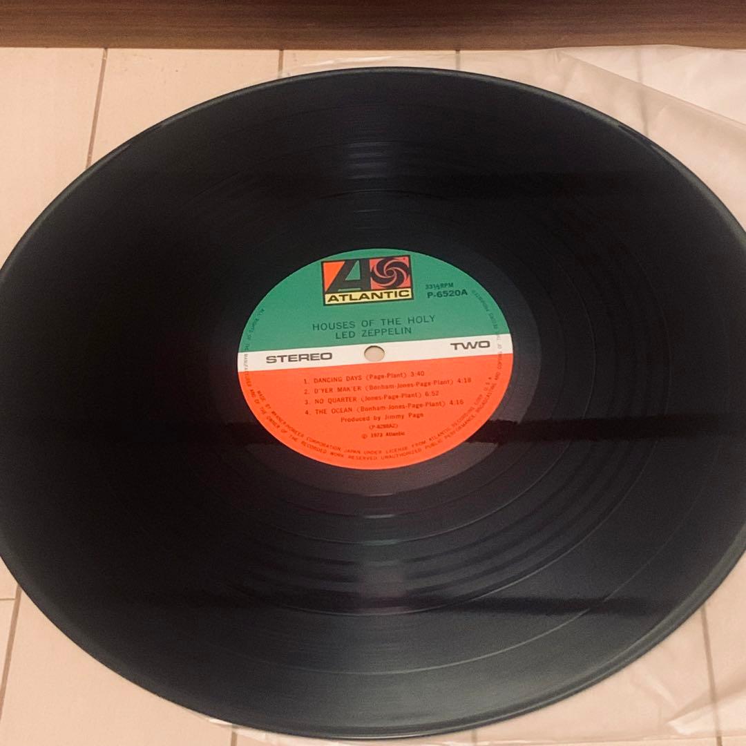 美品日本盤帯付きレコード レッド•ツェッペリン『聖なる館』