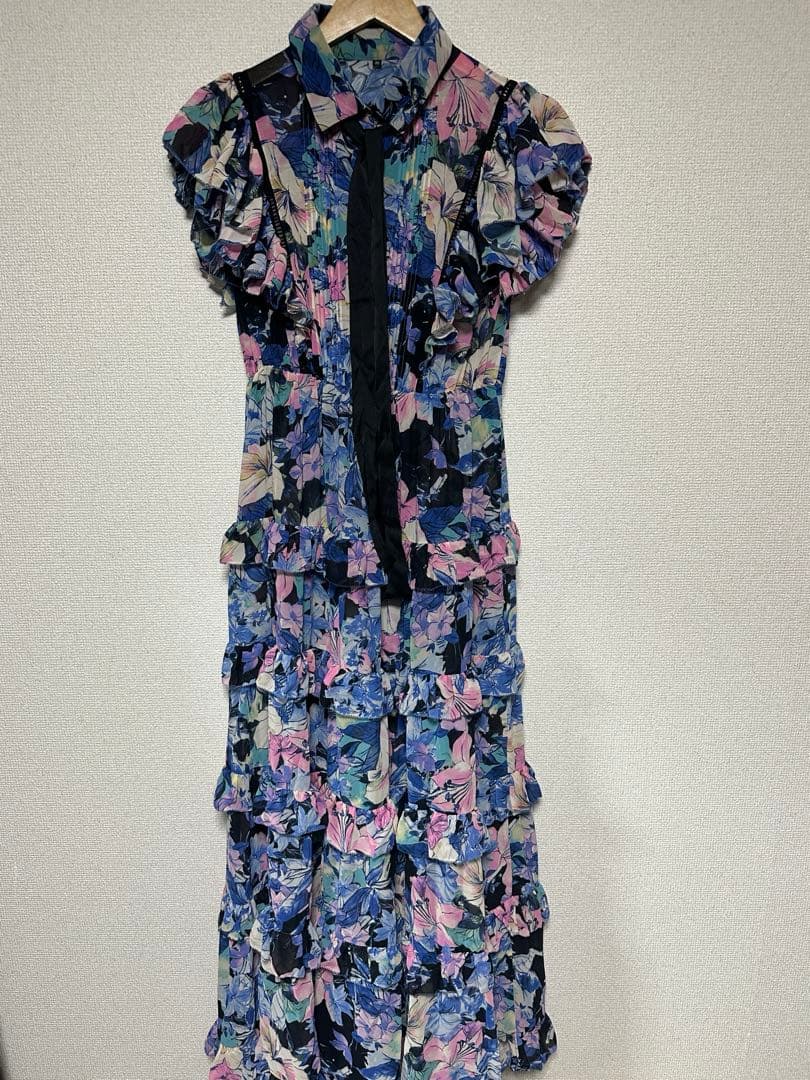 Sov./ シフォンティアードロングワンピース