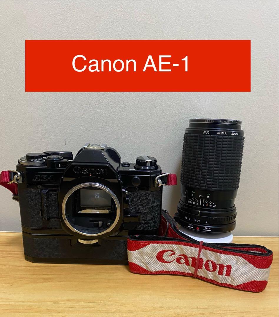 Canon AE-1 フィルムカメラとレンズセット